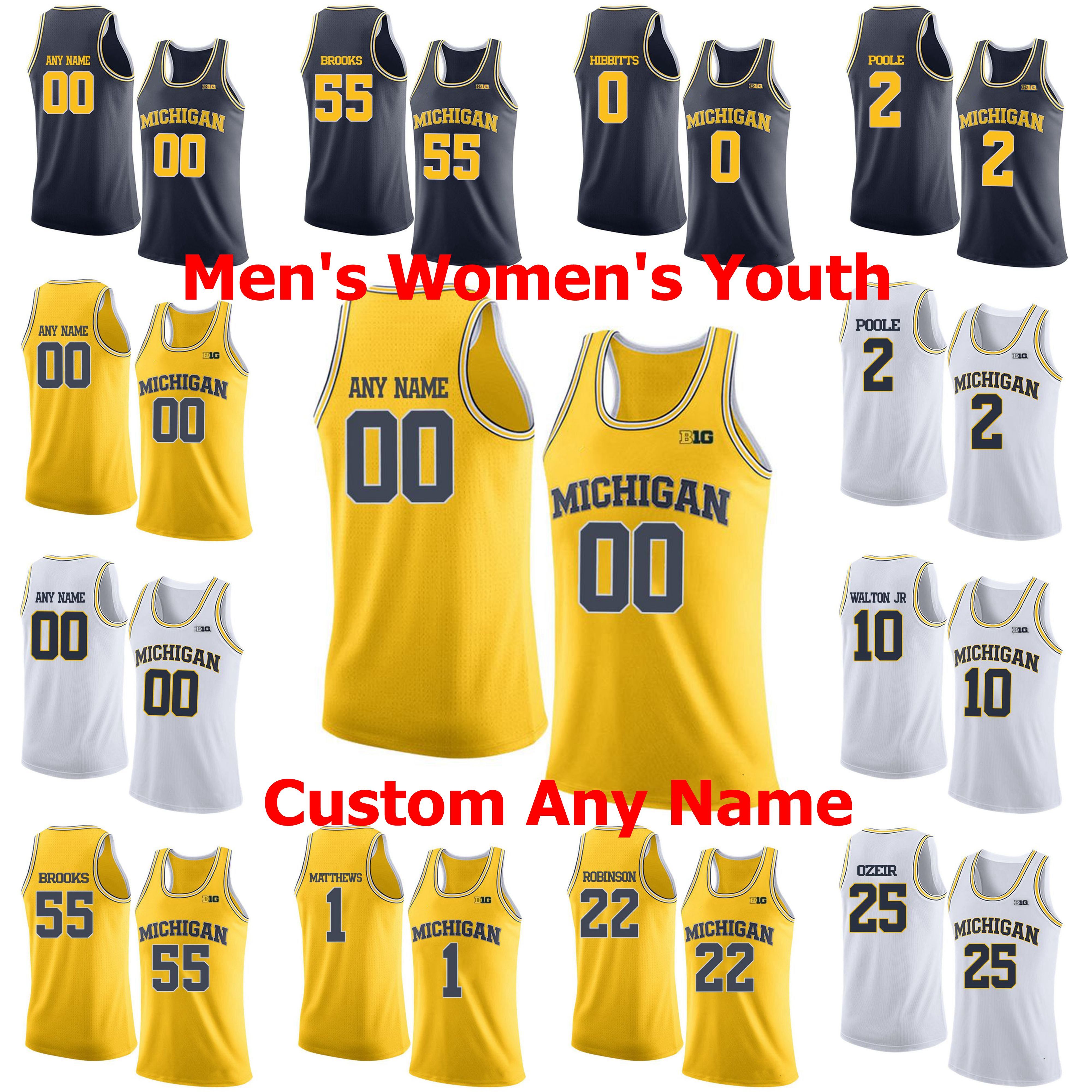 custom michigan basketball jersey