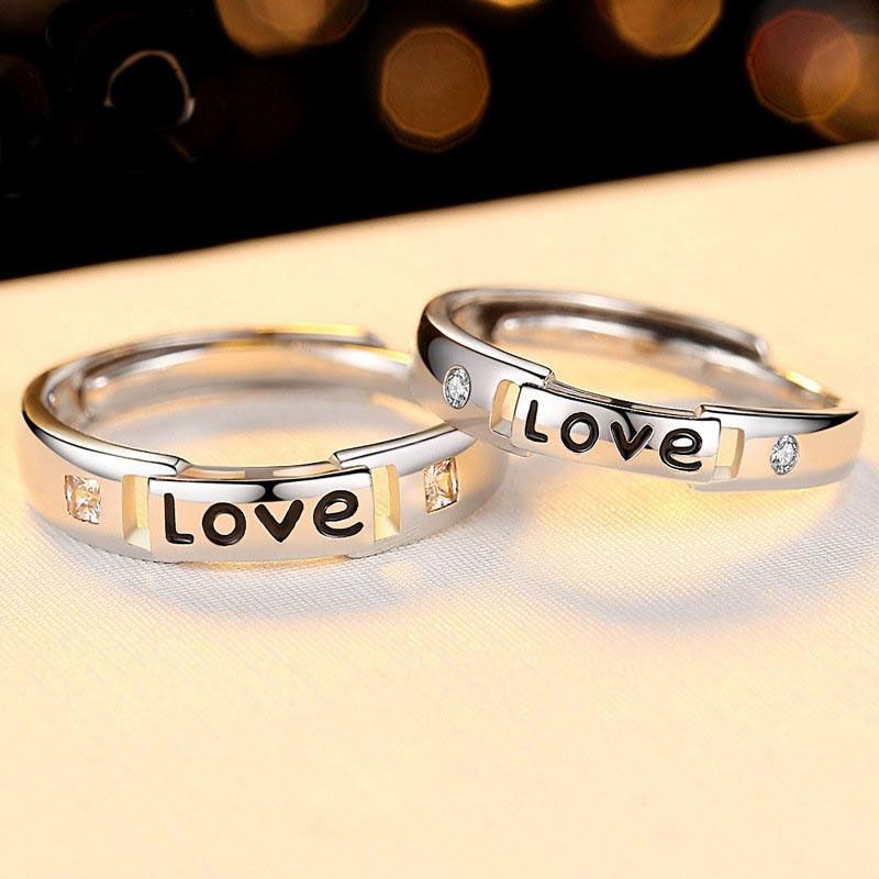 2020 Trendy Jewelry Couple Ring Sets For Wedding Bride And Groom