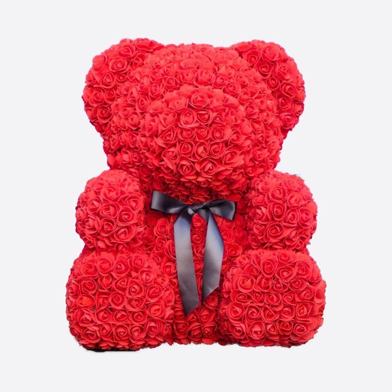nounours rouge