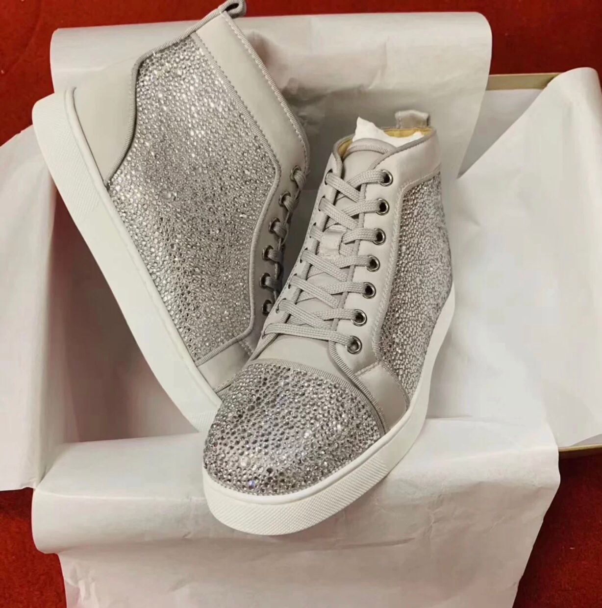 wedding high top sneakers