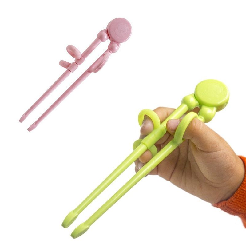 Bacchette di addestramento Healifty Bacchette di apprendimento Bacchette per bambini Strumenti di assistenza alimentare per bambini 1 paio arancione 