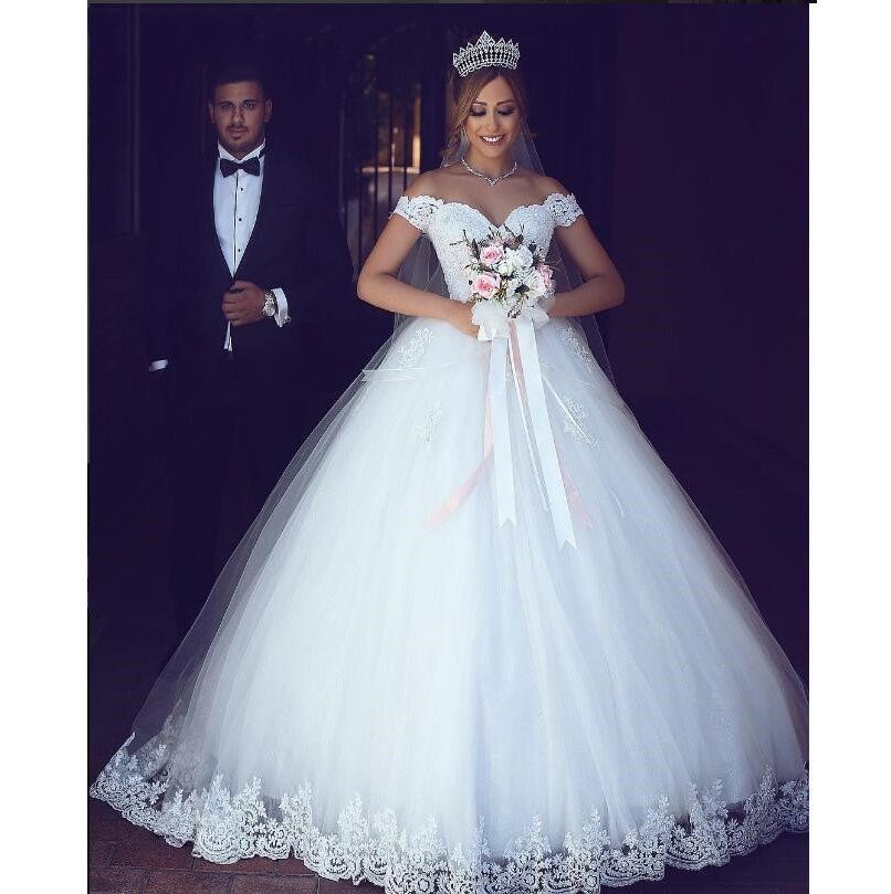 high waist ball gown