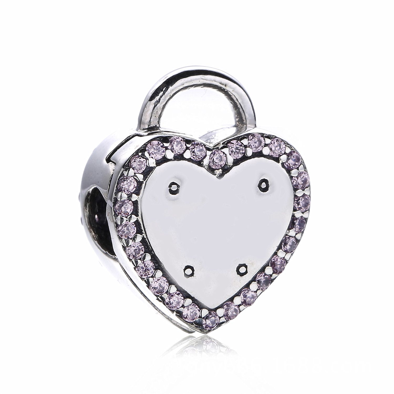 NEW LOVELY SILVER ROSE CLIP ON CHARM FOR BRACELETS D TIBETIAN SILVER