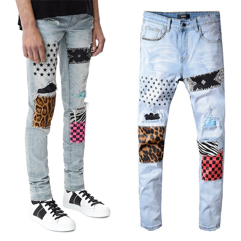 art patch jeans amiri