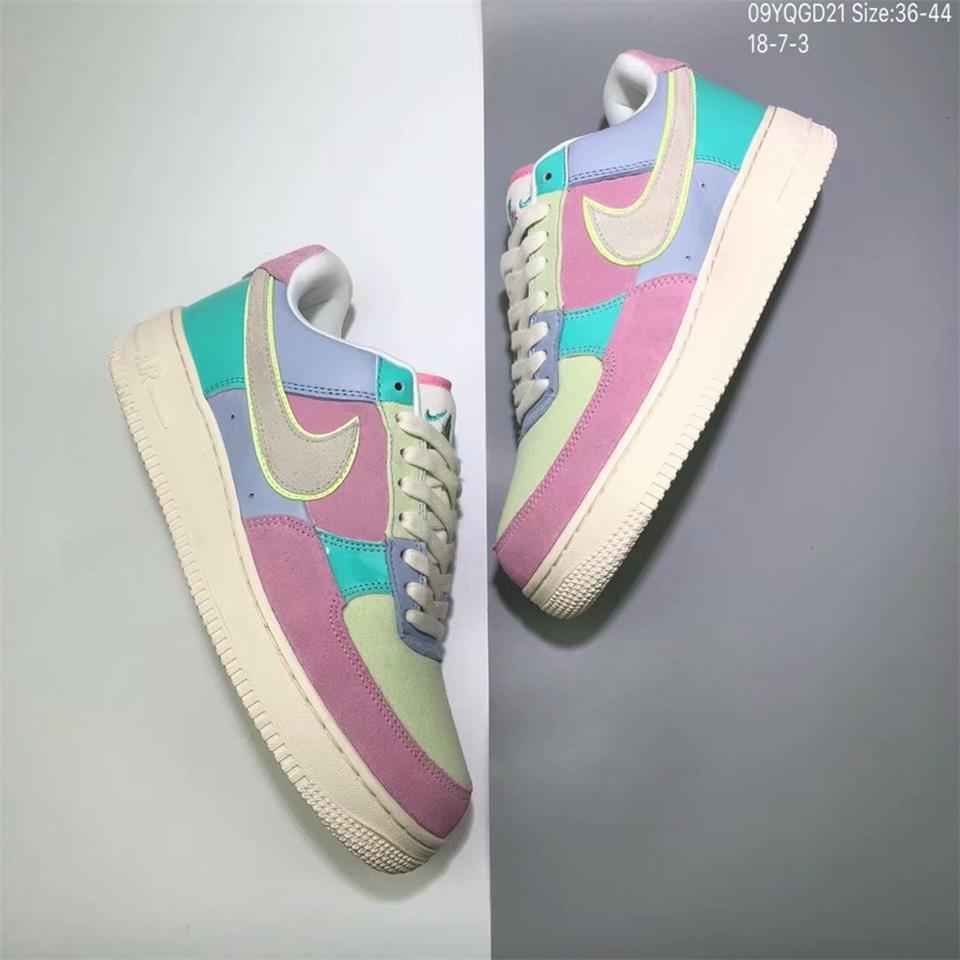 Compra De Alta Calidad Nike Air Fuerza 1 BAJO Del Huevo De Pascua AH8462  400 Las Zapatillas De Deporte Corrientes De Los Deportes Para Los Hombres /  Mujeres Zapatos Casuales 36 45