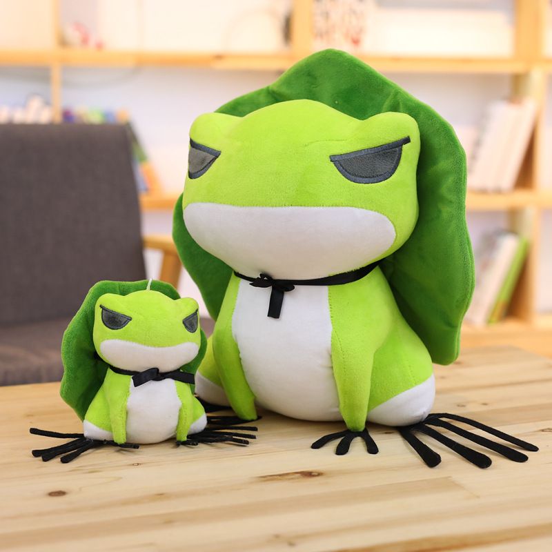 large frog stuffed animal
