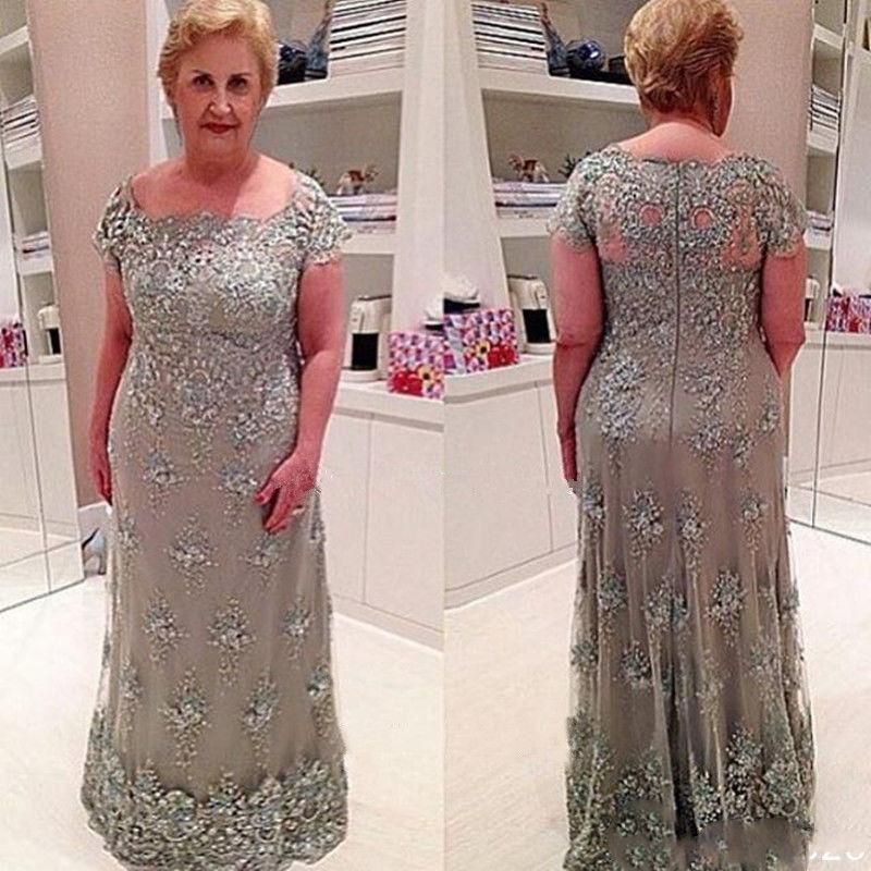 Compra Encaje Apliques Perlas Invitado De La Boda Vestido Novia Talla  Grande Vestido De Noche Elegante De La Madre De Encaje Vestidos Para Madre  De La Novia Barato | Entrega Rápida Y
