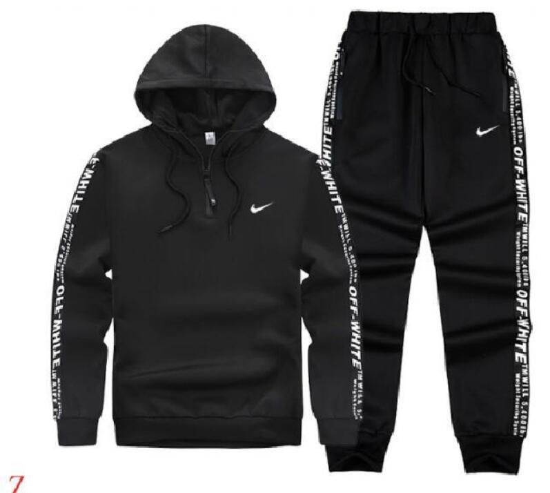 NIKE 2020 M-4XL de los hombres chándal Letter juegos sudaderas con capucha +