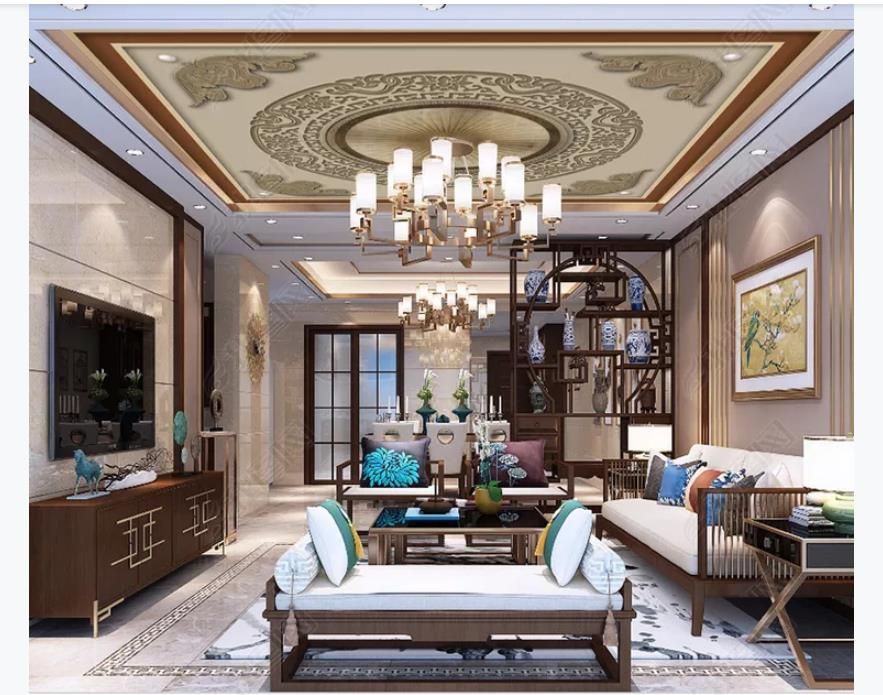 Custom 3d Ceiling Photo Zenith Mural Wallpaper Interior Decoration