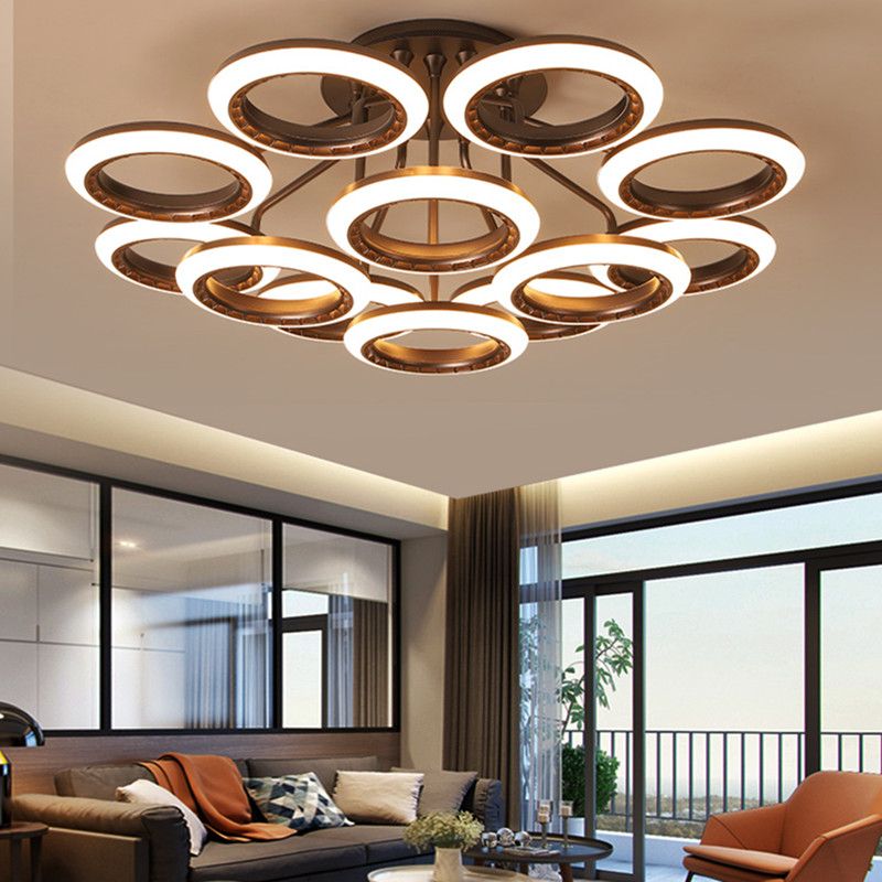 led chandelier lights for living room