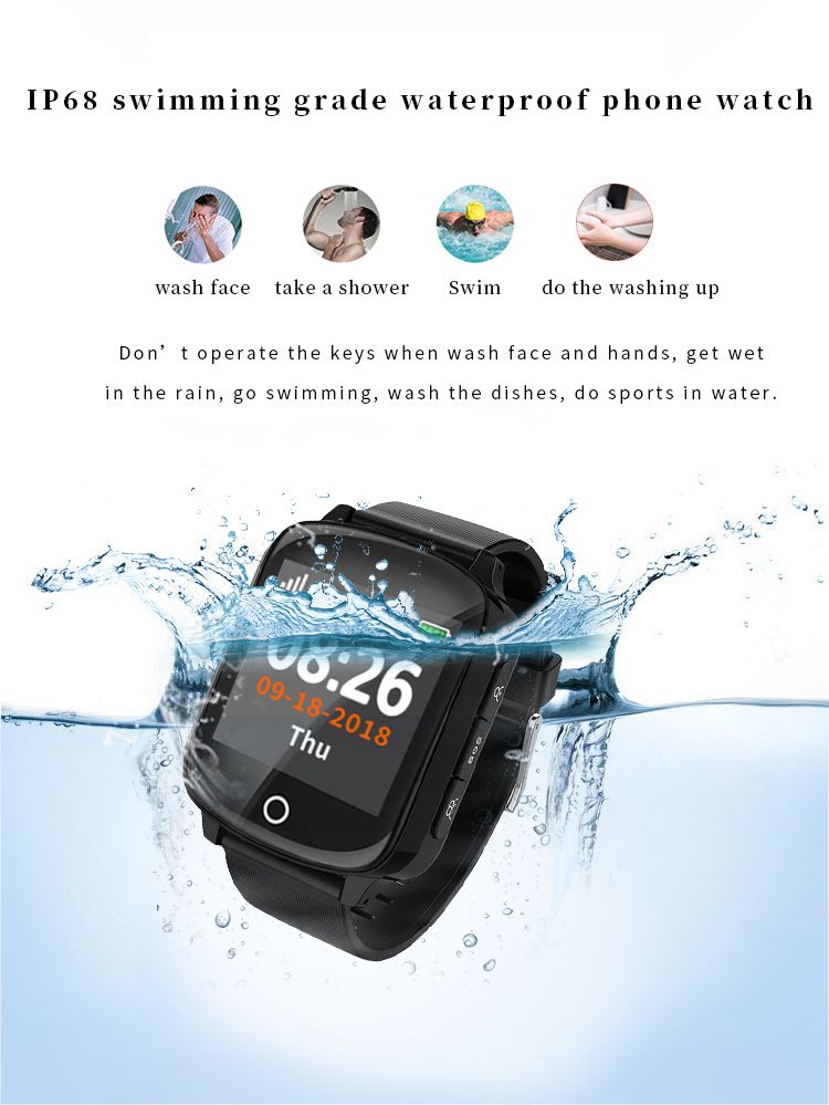 Compra Mira GPS Rastreador IP68 Impermeable Viejo GPS SMART + LBS + WIFI  Ubicación Pista Anti Ped SmartWatch Monitor De Ritmo Cardíaco Alarma De  Caída Barato | Entrega Rápida Y Calidad | Es.Dhgate