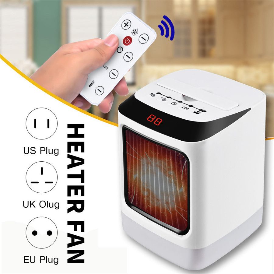 2020 Portable Electric Heater Small Desktop Ultra Quiet Cute Warm Air