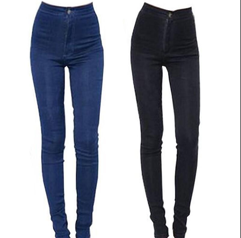 2019 jeans moda damas pantalones lápiz pantalones de alta sexy pantalones leggings