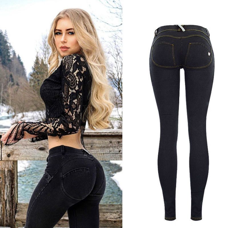 push up jeans low waist