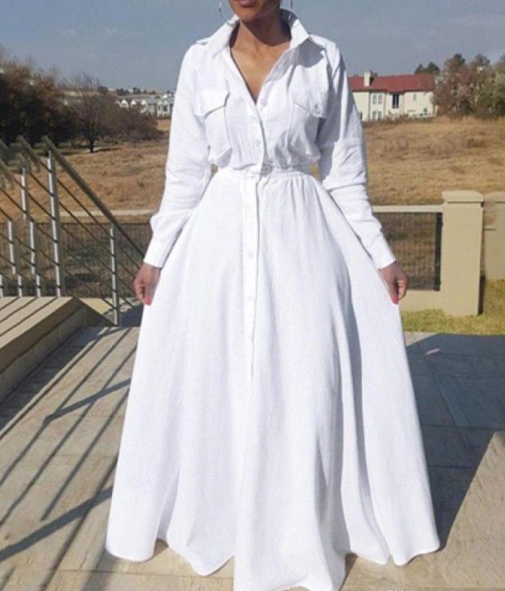 maxi cotton dresses with sleeves