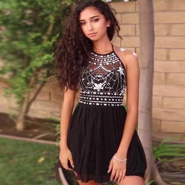 halter semi formal dresses
