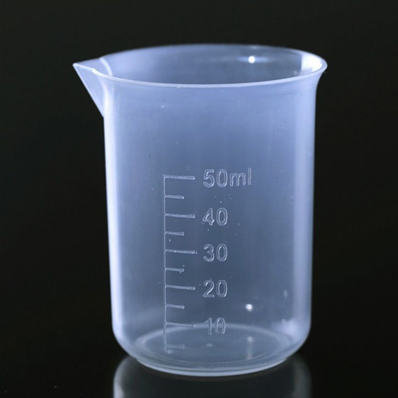 2 piezas 1000ml de plástico transparente graduado de la copa de medición de la copa de medición 