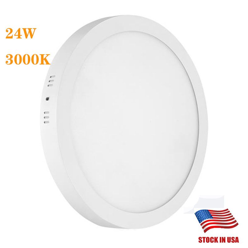 2019 18w 24w Round Led Surface Mounted Panel Light Led Downlight