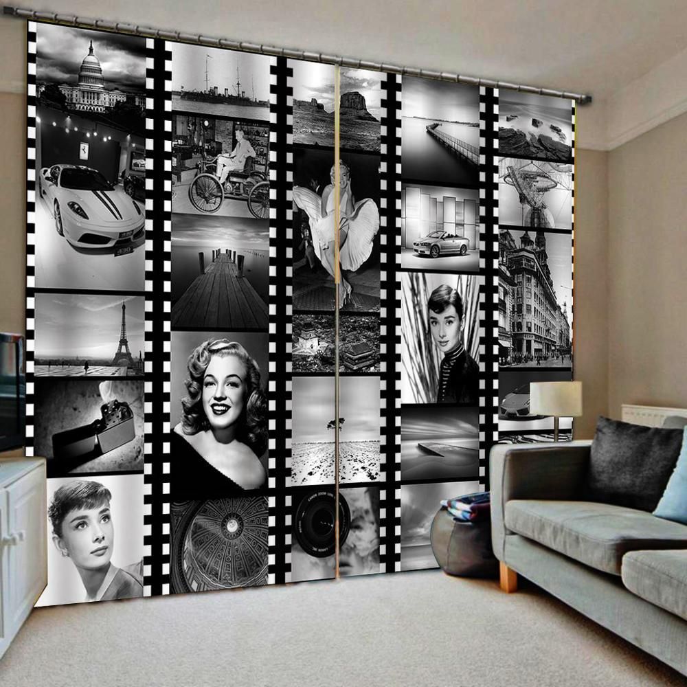 2019 Luxury Blackout 3d Window Curtain For Living Room