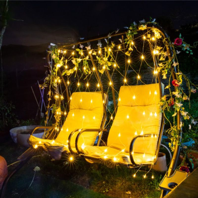 2 3m Led Fishing Net Mesh Fairy String Net Lights Ceiling Christmas Party Wedding Outdoor Decoration Led Light 110v 220v Us Eu Au Uk Plug Led Bulbs