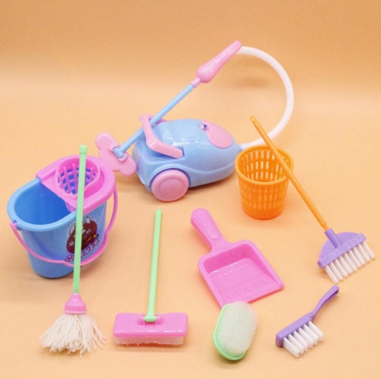 Compre Muebles Juguetes Herramienta De Limpieza De La Casa En Miniatura Accesorios De La Casa De Muñecas Para La Casa De Muñecas Juegos De Imaginación Juguetes Para Muñecas A 11,7 € Del