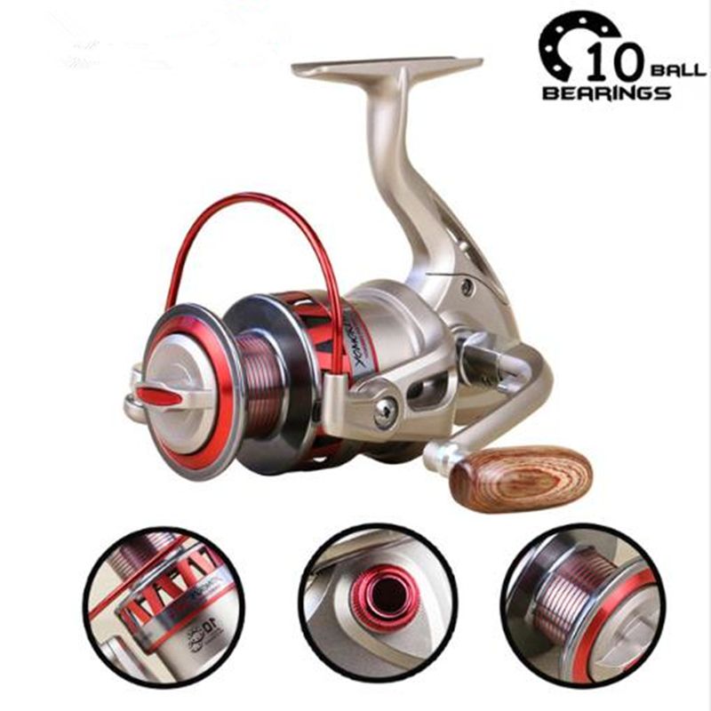 2019 Yumoshi 5 5 1 10bb Molinete Carp Fishing Reel Gear Ratio Big