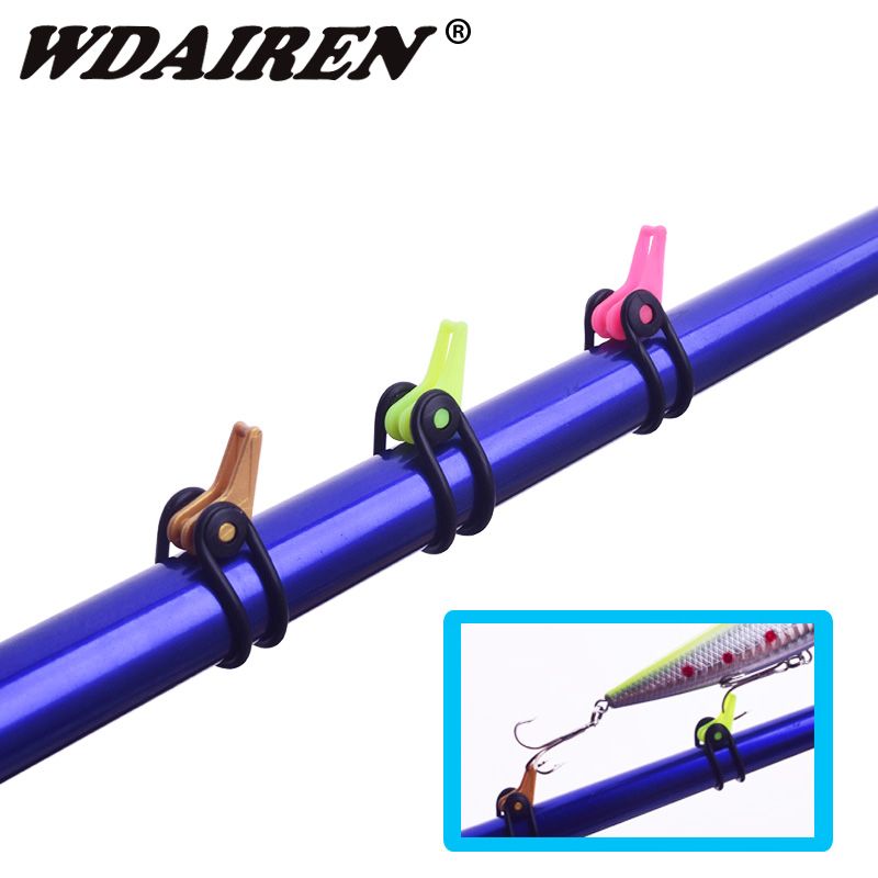 Tackle Accessories Durable Fishing Rod Pole Hook Keeper Lure Spoon Bait Holder