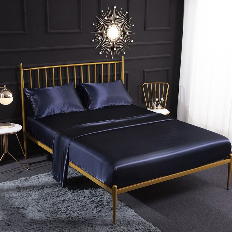 Silk Luxury Bedding Set Comforter Bed Coverlet King Size Bedset
