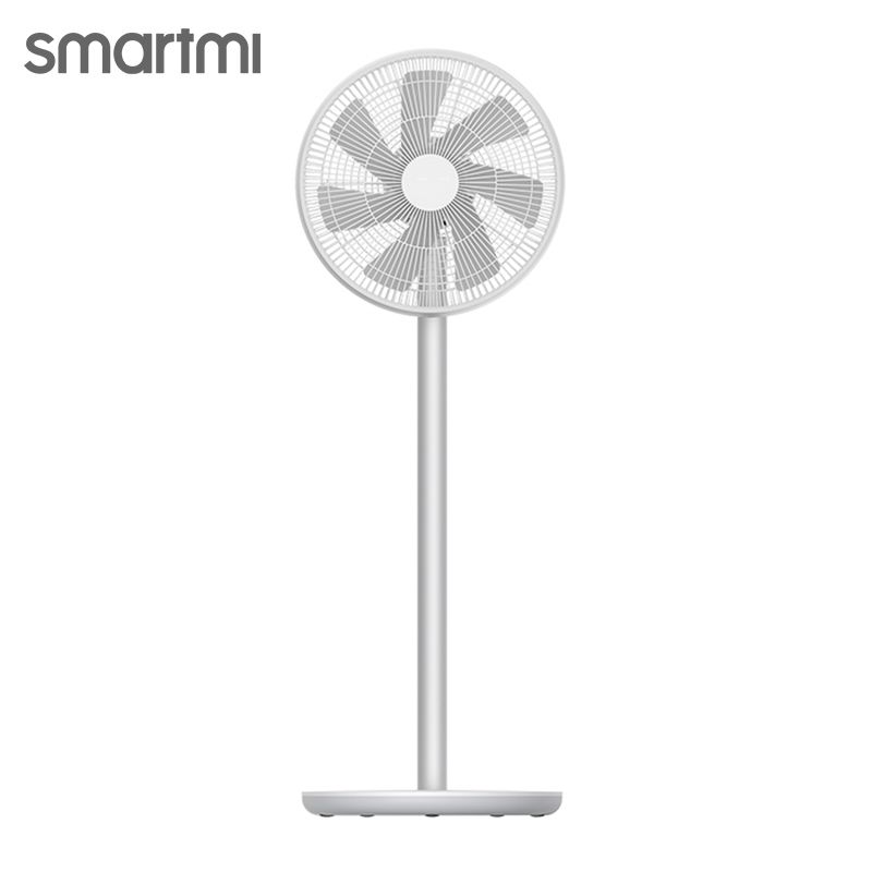 XIaomi Smartmi Standing Floor Fan 2S Natural Wind Pedestal APP Control DC Frequency Fan 20W 2800mAh100 Stepless Speed Control
