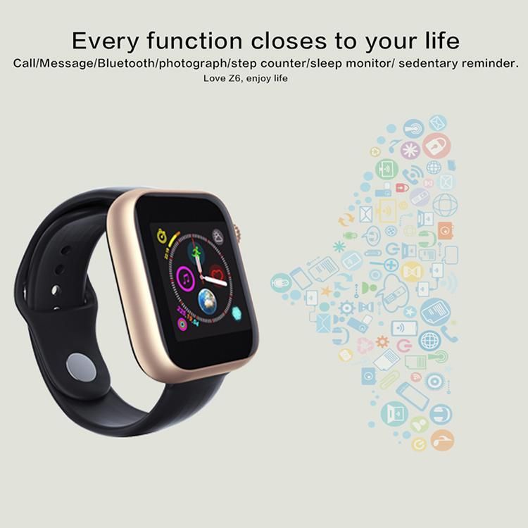 Suministro Al Por Mayor Reloj SmartWatch Hope Z6 Para Apple. Reloj  Inteligente Con Bluetooth 3.0. Relojes Con Cámara. Compatible Con Tarjeta  SIM TF Para Teléfonos Inteligentes Android. De Hoping19, 16,23 € |  Es.DHgate.Com