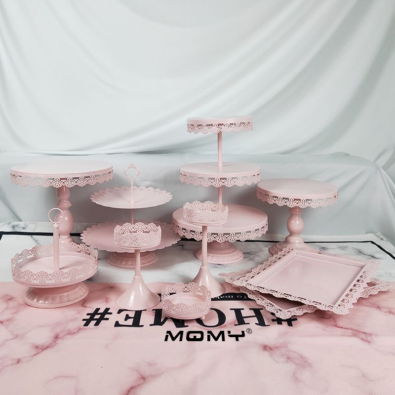 Acheter Pas Cher Mariage Ensemble Niveau Rond Anniversaire Metal Rose Fantaisie En Gros Decoration Approvisionnement 3 Support De Gateau De Pneu Du 180 51 Fr Dhgate