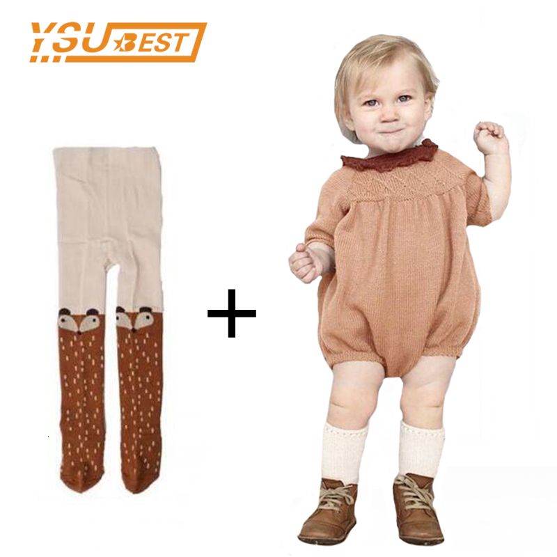baby girl romper with tights
