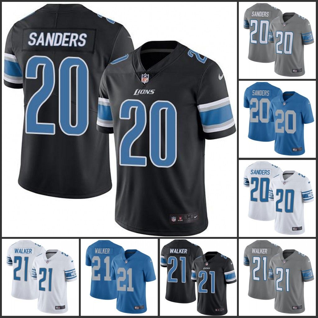 detroit lions jersey black