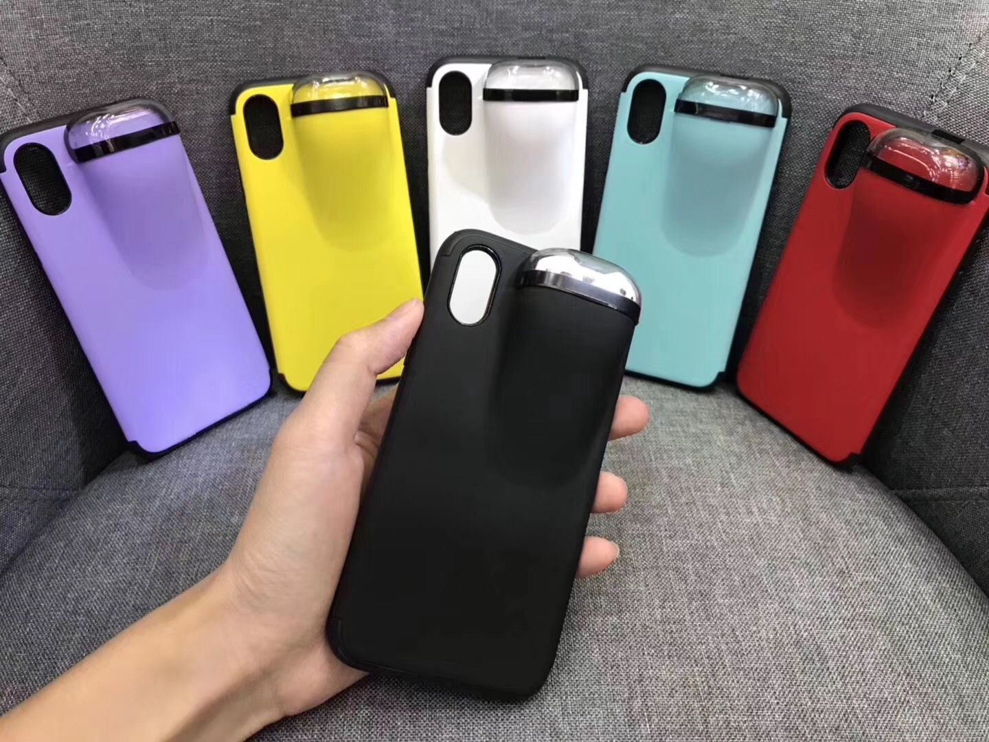 2020 plastic tpu pone case with airpods