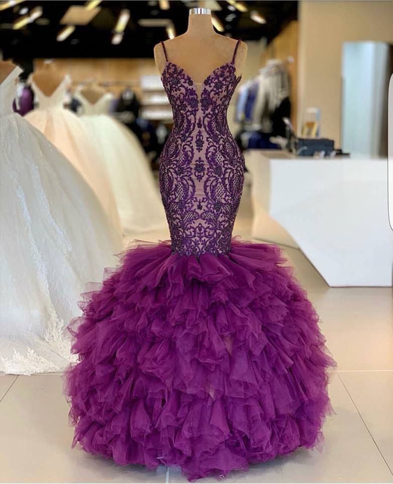 robe de mariage violet