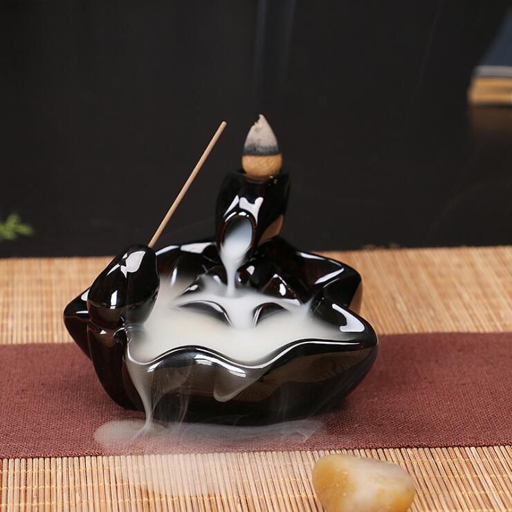 Backflow Buddhist Incense Lamps Made Of Ceramics Multiple Styles Joss