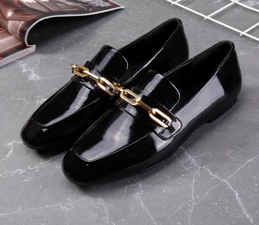 ladies leather shoes design