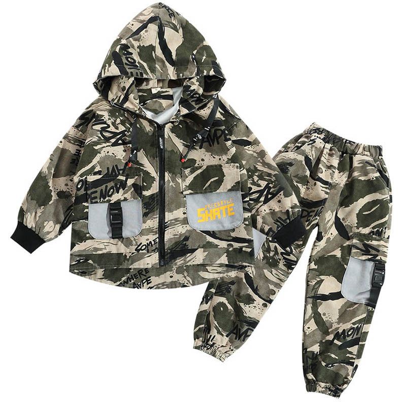 boys camo tracksuit
