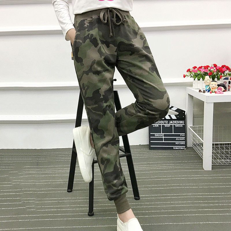 women's camo joggers sweatpants