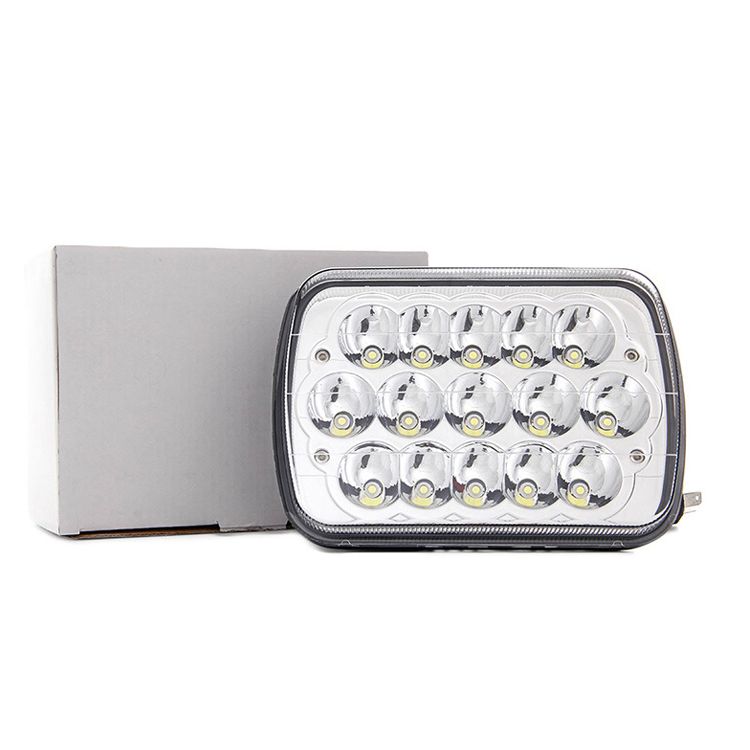 compre crestech 7 pulgada cuadrada 45w led del trabajo de bar faro lamphigh de luz de cruce del coche que labra los accesorios para el carro campo a