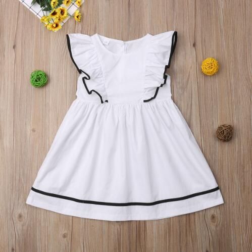 white sundress for toddler girl