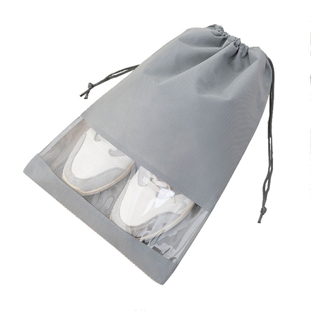 Pack de 10 westeng para botas de bolsa de almacenamiento Holder cordón bolsa a prueba de organizador para viaje camping transporte Medium Blanco