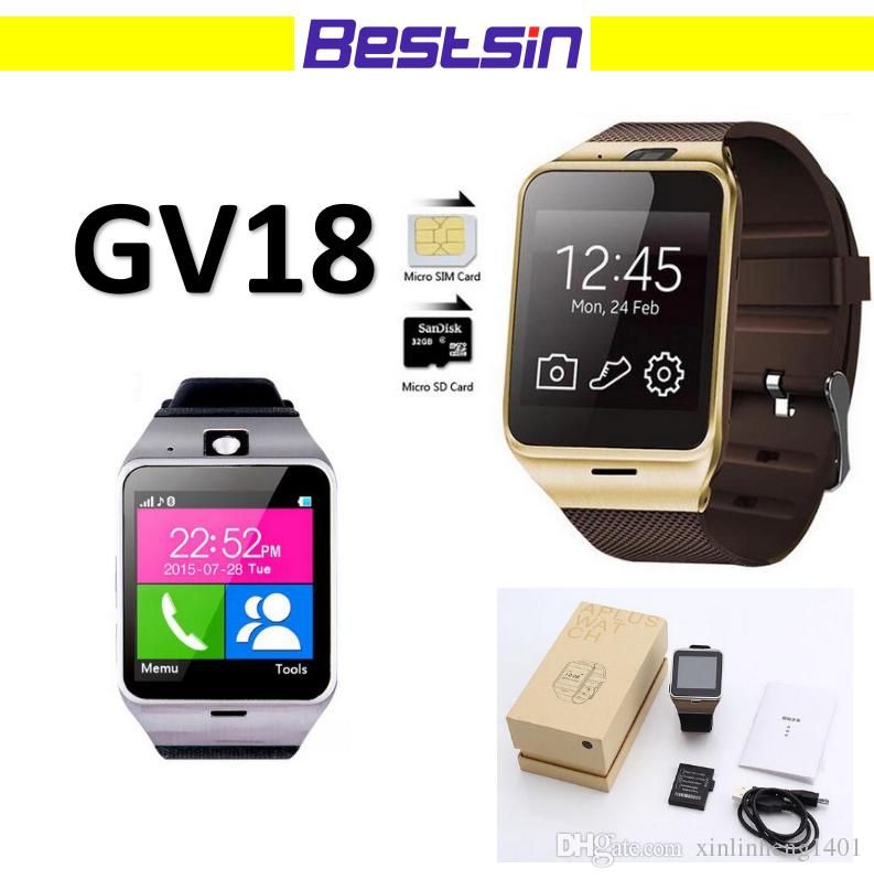 GV18 Relojes NFC Aplus Inteligentes Con Cámara Cuadrada Pantalla Táctil  Teléfono SmartWatch Con Ranura Para Tarjeta SIM Reloj Inteligente Para  Android IOS Por Awantor, 11,73 € | Es.Dhgate.Com