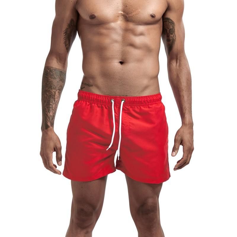 red mens swim shorts