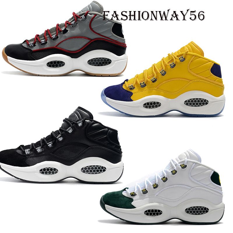 yellow iverson shoes