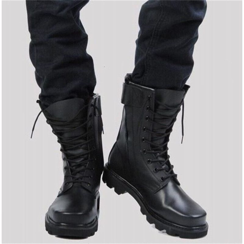 skechers military boots