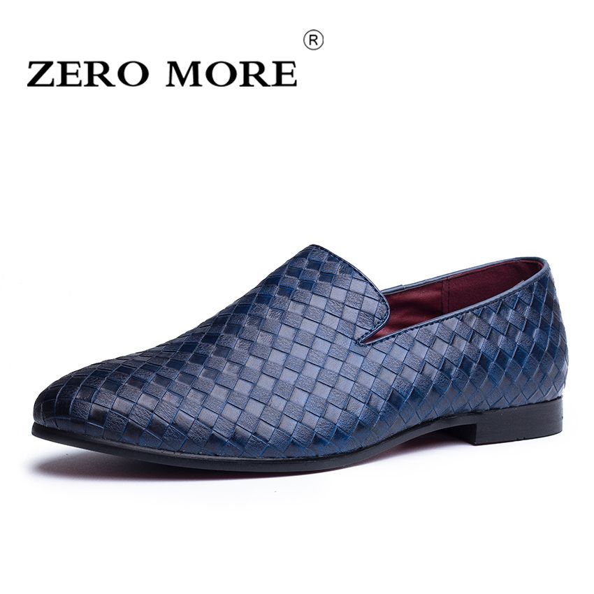 blue casual dress shoes