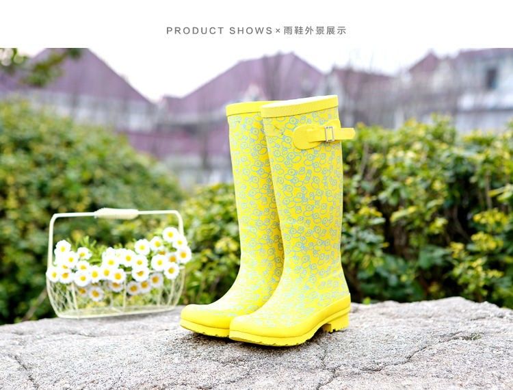 ladies tall rain boots