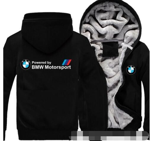 fregar Clavijas fuga Sudaderas Hombre de BMW impresión del logotipo de la chaqueta con capucha  para hombre del invierno
