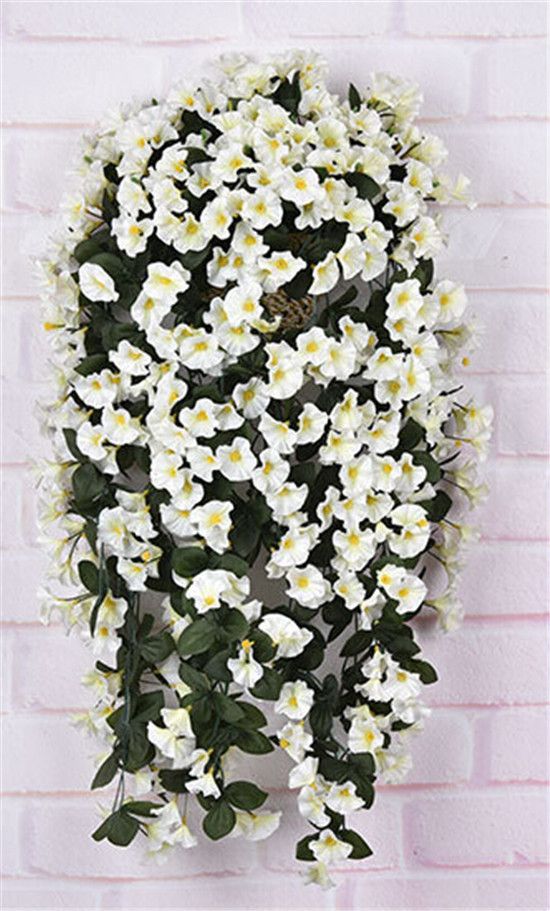 2020 Artificial Lily Flower Rattan 80cm Wall Mounted Flowers Flowers